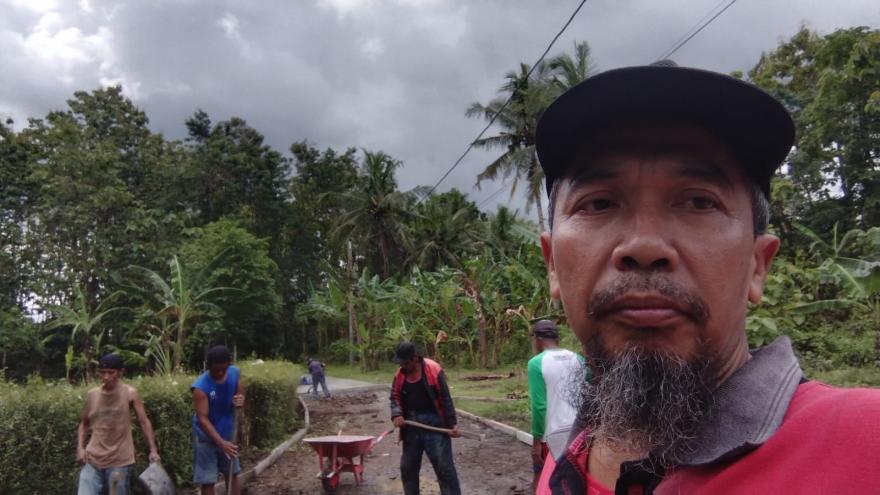 Refokusing DD TA 2025 Kalurahan Margosari, Pembangunan Cor Blok jalan di RT 8 Karangtengah Kidul